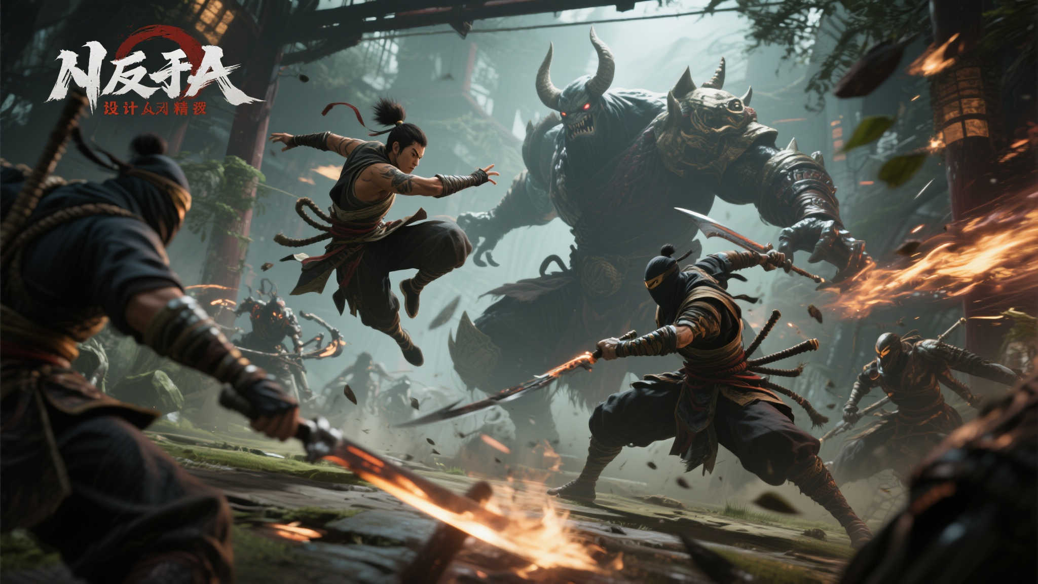 揭秘手绘风忍者动作游戏《忍:反攻的斩击》幕后故事 忍者动作设计的精髓:快节奏与策略并存